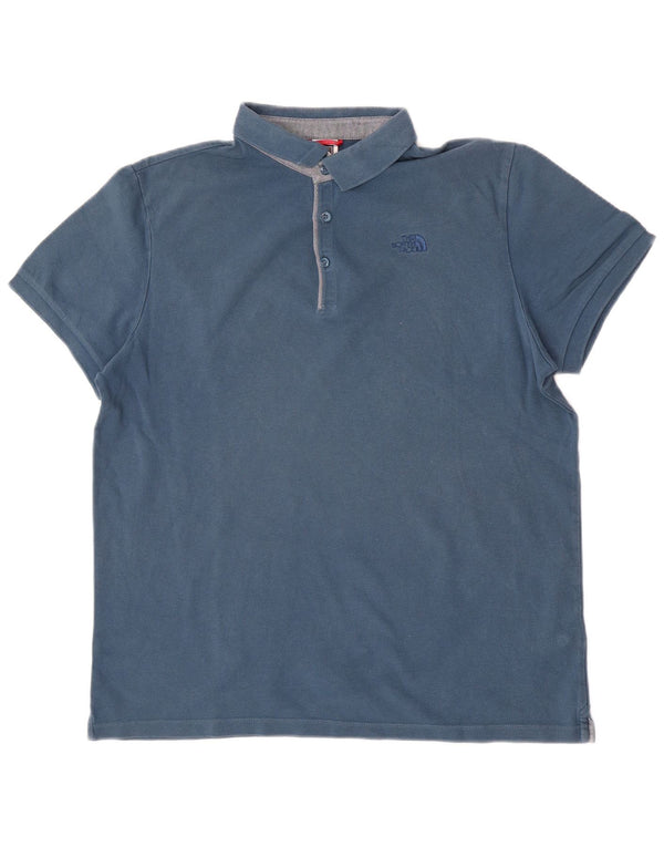 The North Face muška polo majica XL plavi pamuk