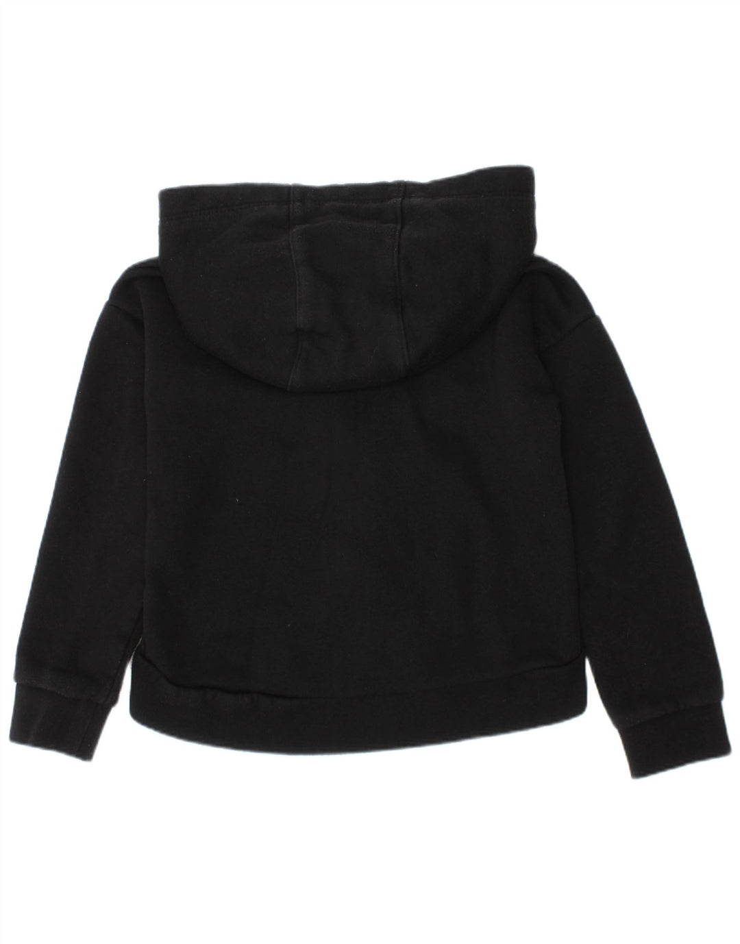 Nike pulover s kapuljačom s patentnim zatvaračem za djevojčice 4-5 godina, crni pamuk