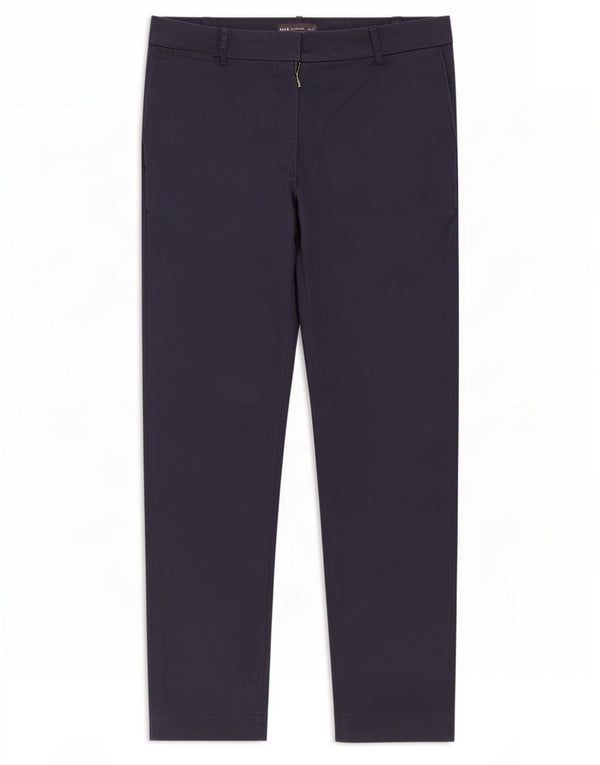 Marks & Spencer ženske sužene chino hlače UK 10 male W28 L27 tamnoplave