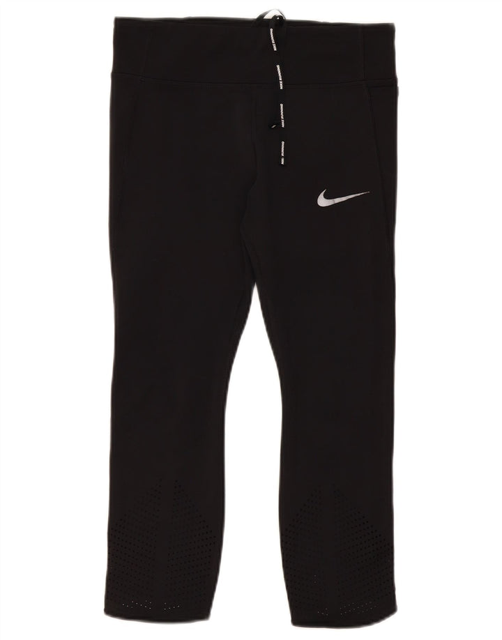 Nike ženske Dri Fit Capri tajice UK 12 srednje crne