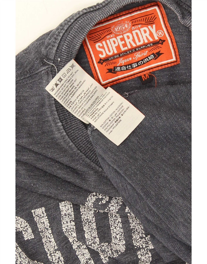 Superdry muška grafička majica kratkih rukava srednje sivi pamuk