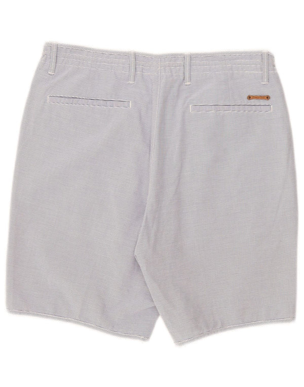 Massimo Dutti Muške chino kratke hlače EU 42 Large W32 Pamuk s plavim prugama