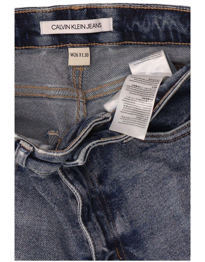 Calvin Klein ženske uske traperice W26 L30 plave pamučne klasične