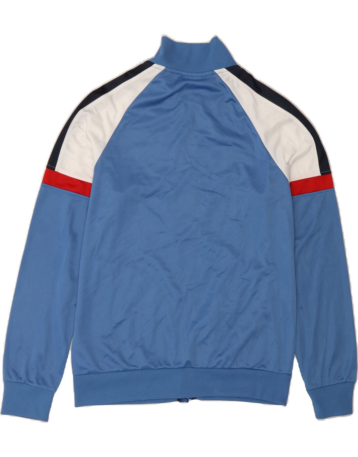 DIADORA Mens Tracksuit Top Jacket Large Blue Colourblock Polyester Vintage Diadora and Second-Hand Diadora from Messina Hembry 