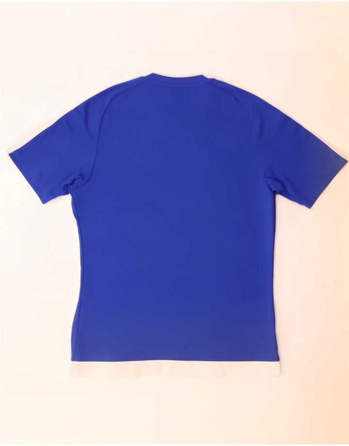 Adidas muška Climalite majica kratkih rukava Medium Blue Colourblock Poliester