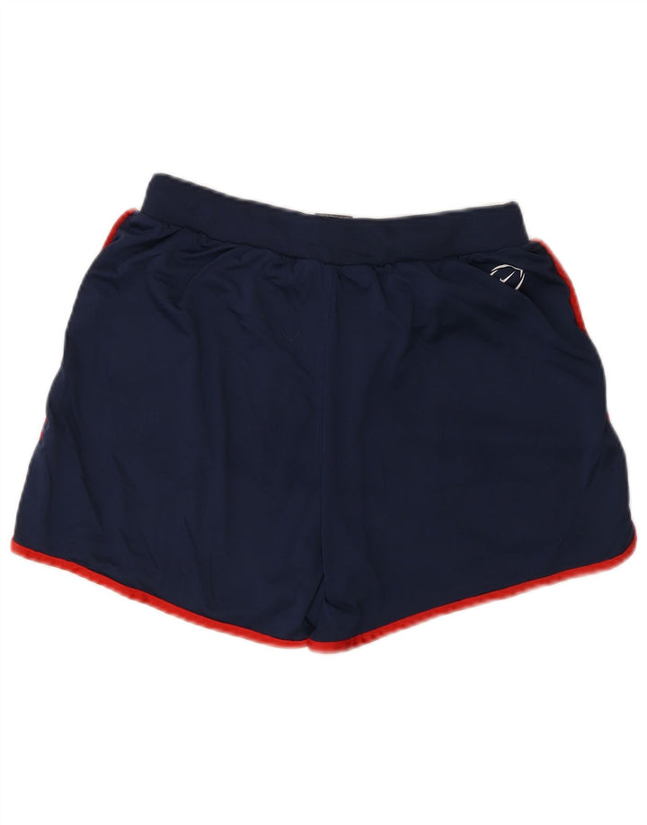 Nike Ženske Dri Fit Sportske Kratke Hlače UK 8 Mali tamnoplavi poliester