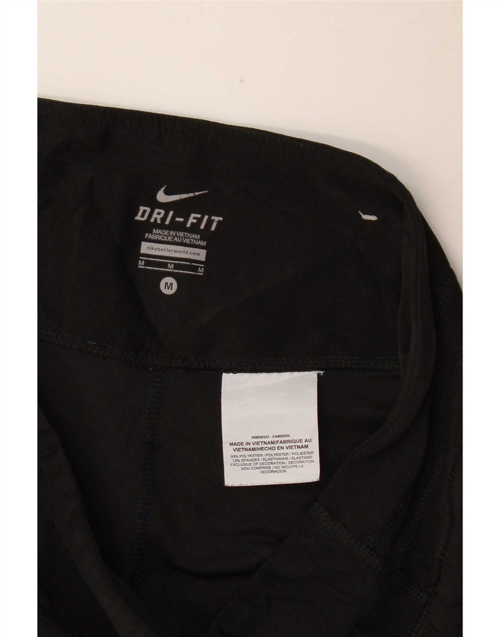 Nike ženske kapri tajice srednje W30 L19 crne sportske poliesterske