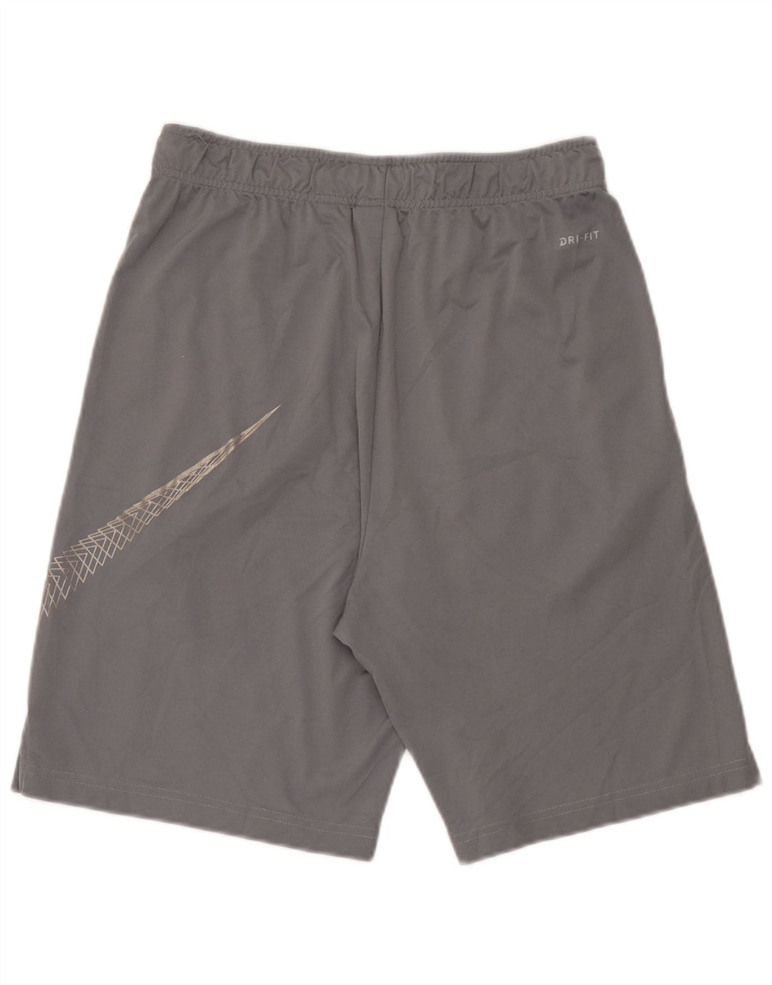 Nike muške Dri Fit grafičke sportske kratke hlače srednje sive boje od poliestera