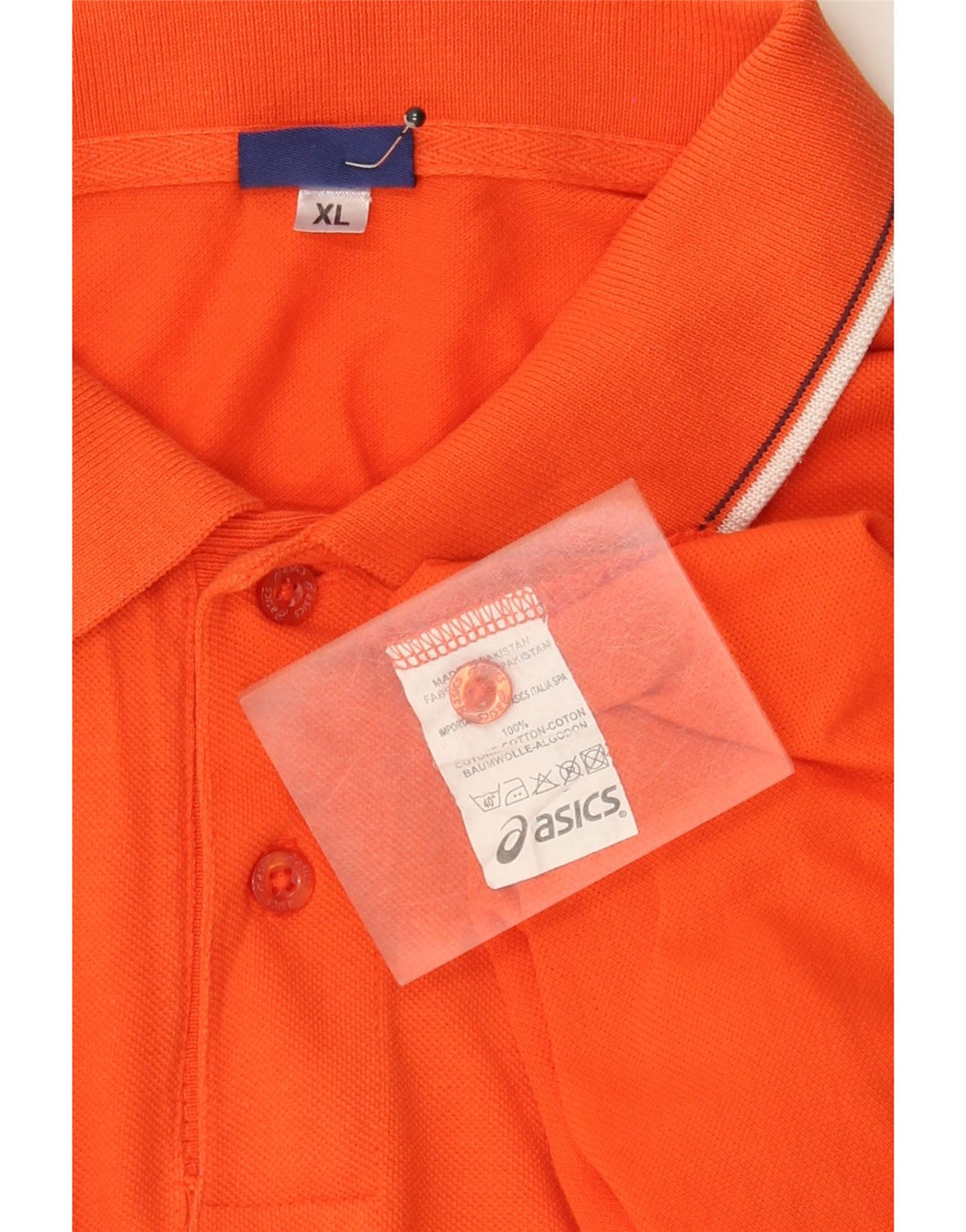 Asics muška polo majica XL narančasta pamuk