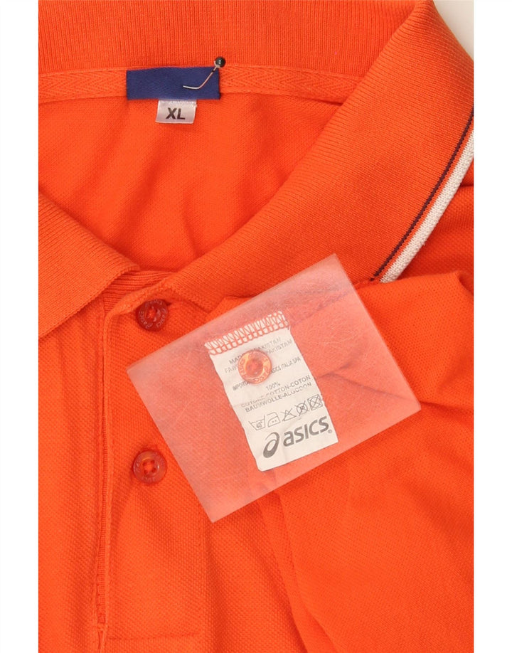 Asics muška polo majica XL narančasta pamuk