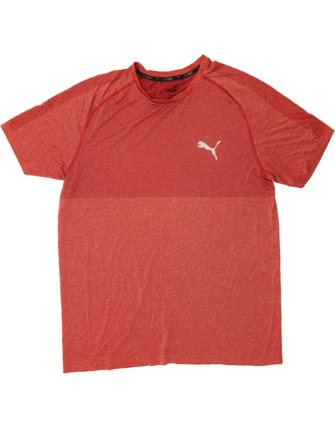 PUMA Mens T-Shirt Top XL Red Colourblock Vintage Puma and Second-Hand Puma from Messina Hembry 