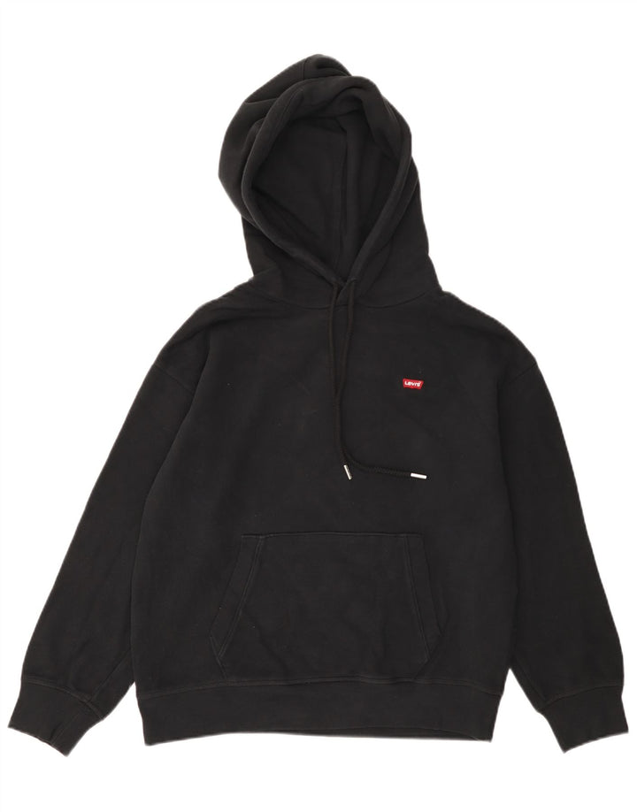 Levi's muška majica s kapuljačom Mala crna pamučna majica