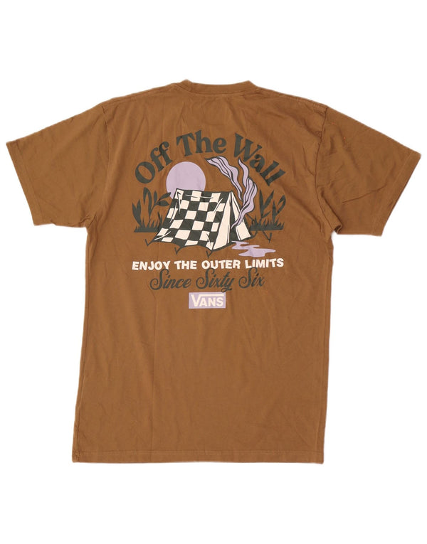 Vansova muška majica kratkih rukava klasičnog kroja, srednji bež pamuk