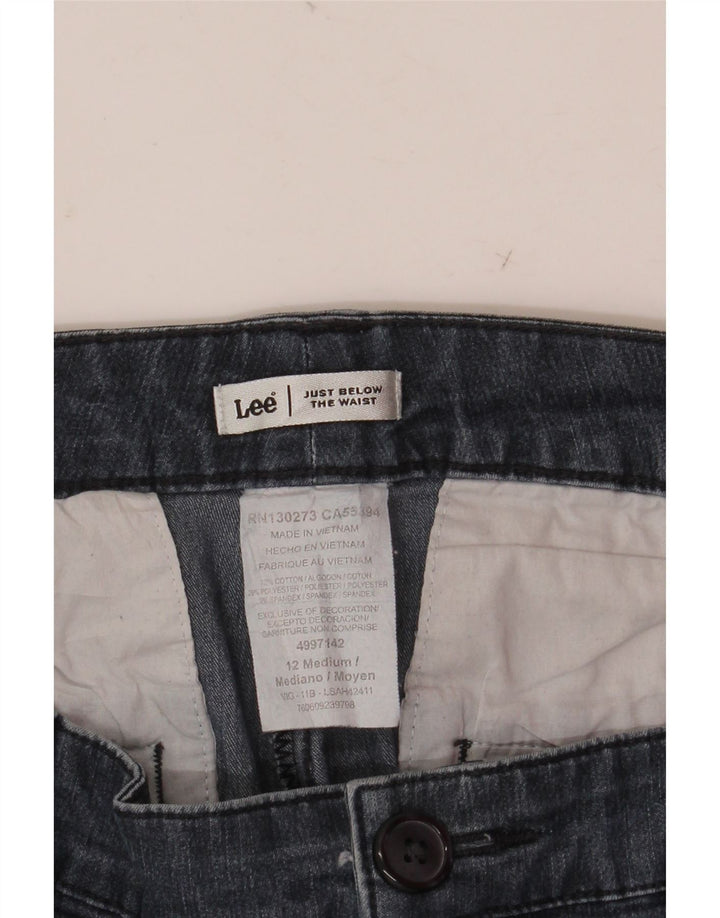 Lee ženske Capri traperice US 12 Large W32 tamnoplavi pamuk
