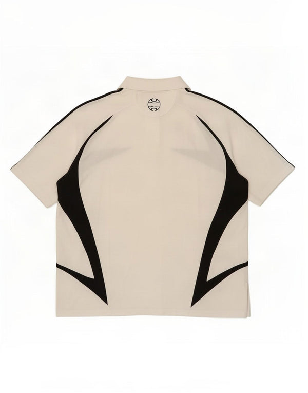 Adidas muška grafička polo majica UK 48/50 XL bijeli pamuk u boji