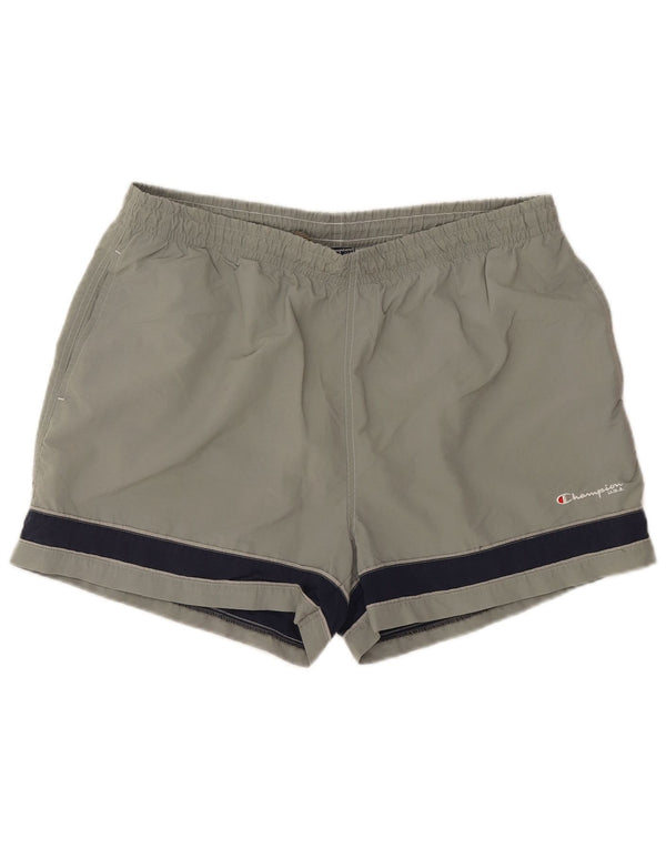 Champion muške kratke hlače za plivanje 2XL sivi poliamid u boji