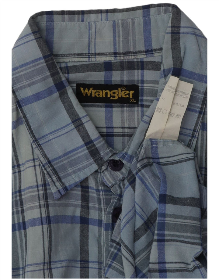 WRANGLER Muška košulja XL plavi karirani pamuk