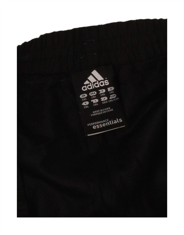 ADIDAS Mens Climalite Sport Shorts 2XL Black Polyester Vintage Adidas and Second-Hand Adidas from Messina Hembry 