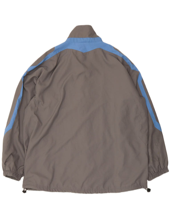 Umbro muška kišna jakna UK 42 XL sivi poliester u boji