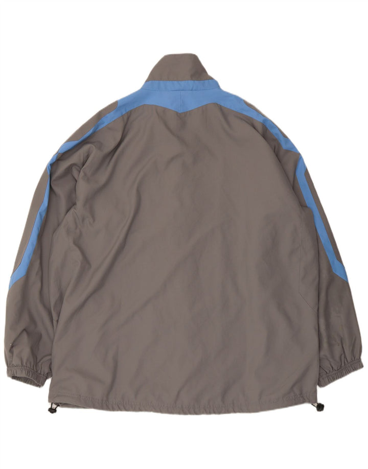 Umbro muška kišna jakna UK 42 XL sivi poliester u boji