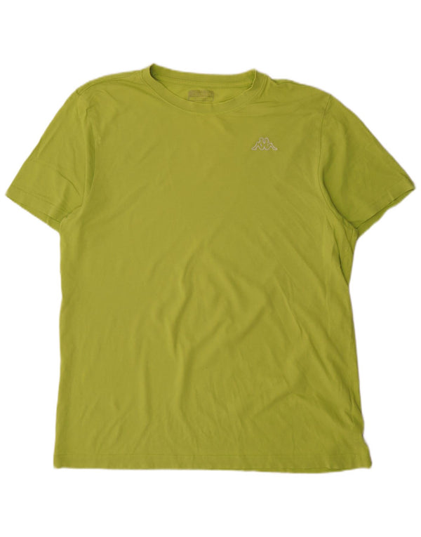 Kappa Mens T-Shirt Top XL Green Cotton