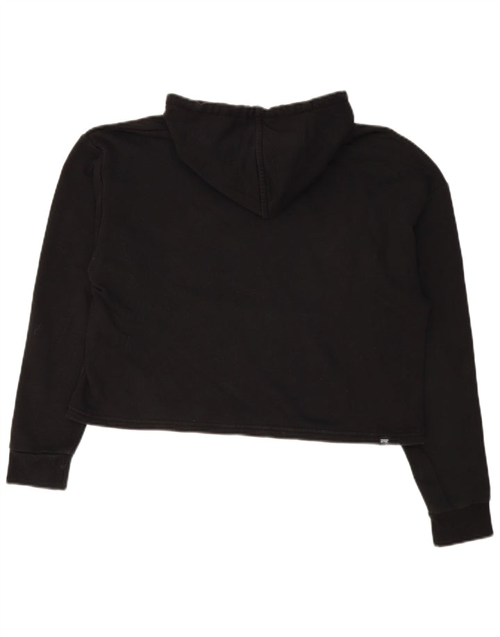 Puma ženska prekomjerna majica s kapuljačom s kapuljačom UK 10, mala crna