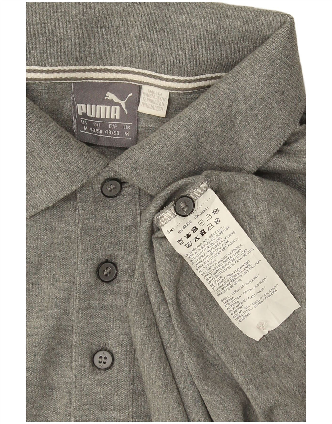 Puma muška polo majica srednje sivi pamuk