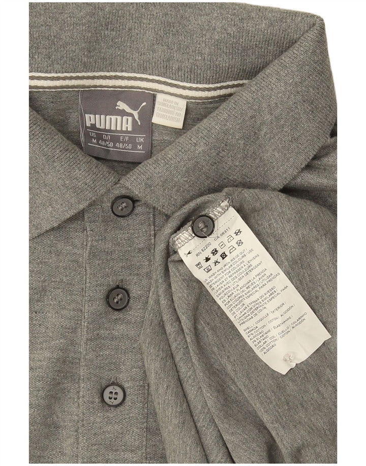 Puma muška polo majica srednje sivi pamuk