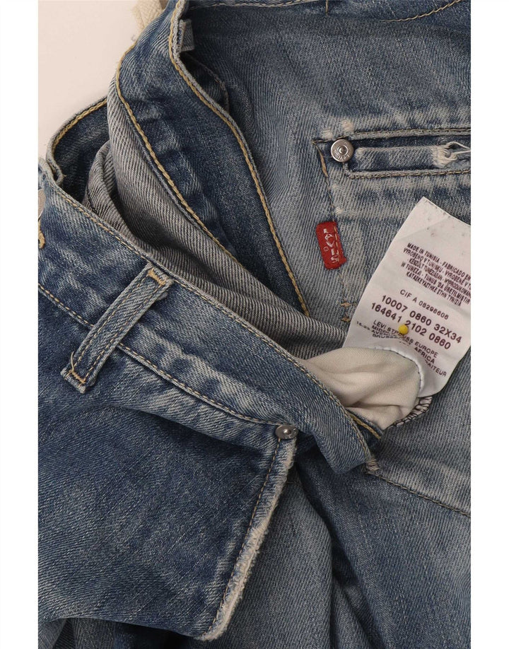 Levi's muške traperice s bootcut W32 L34 plavi pamuk