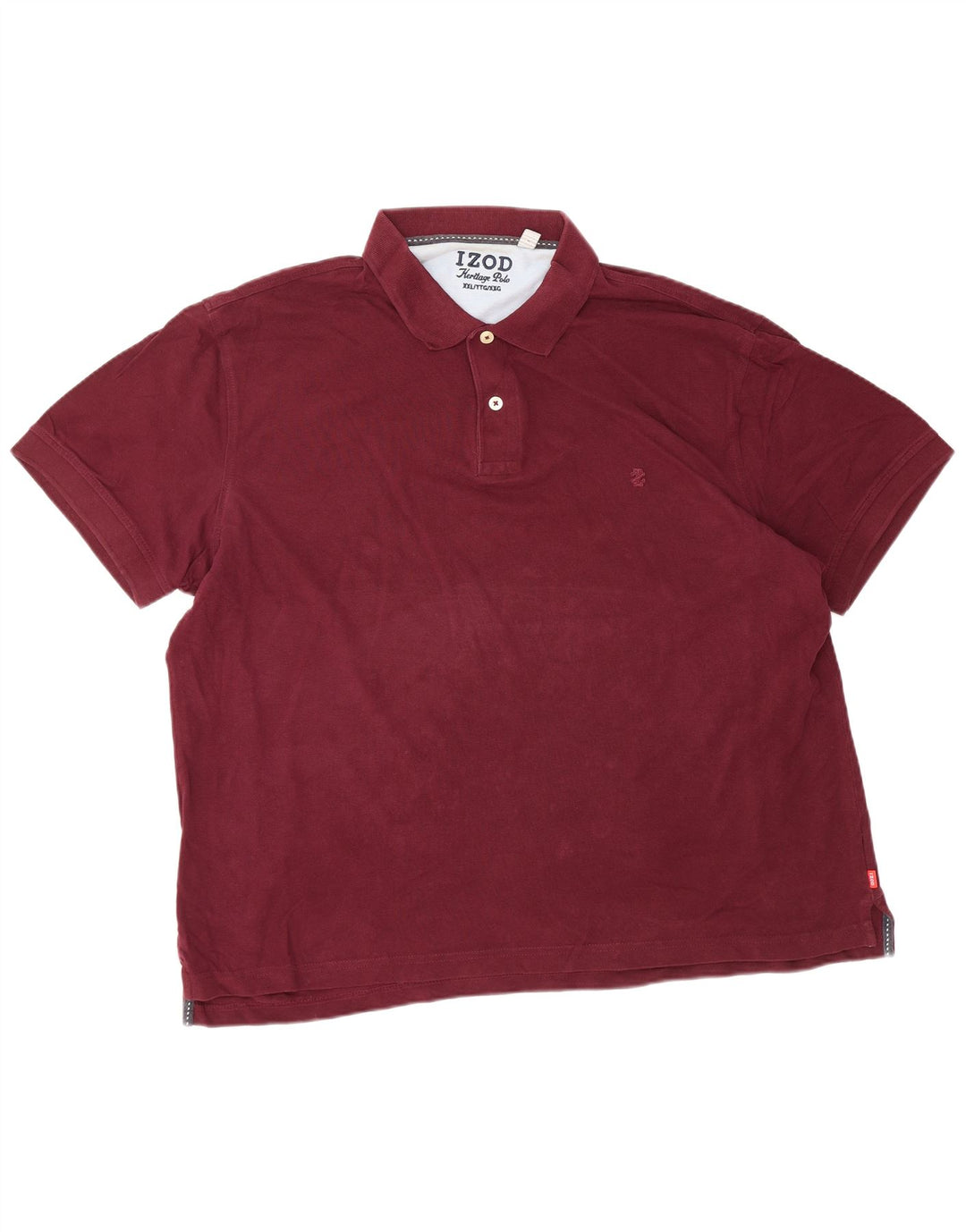 IZOD Muška Herritage Fit polo majica 2XL Bordo