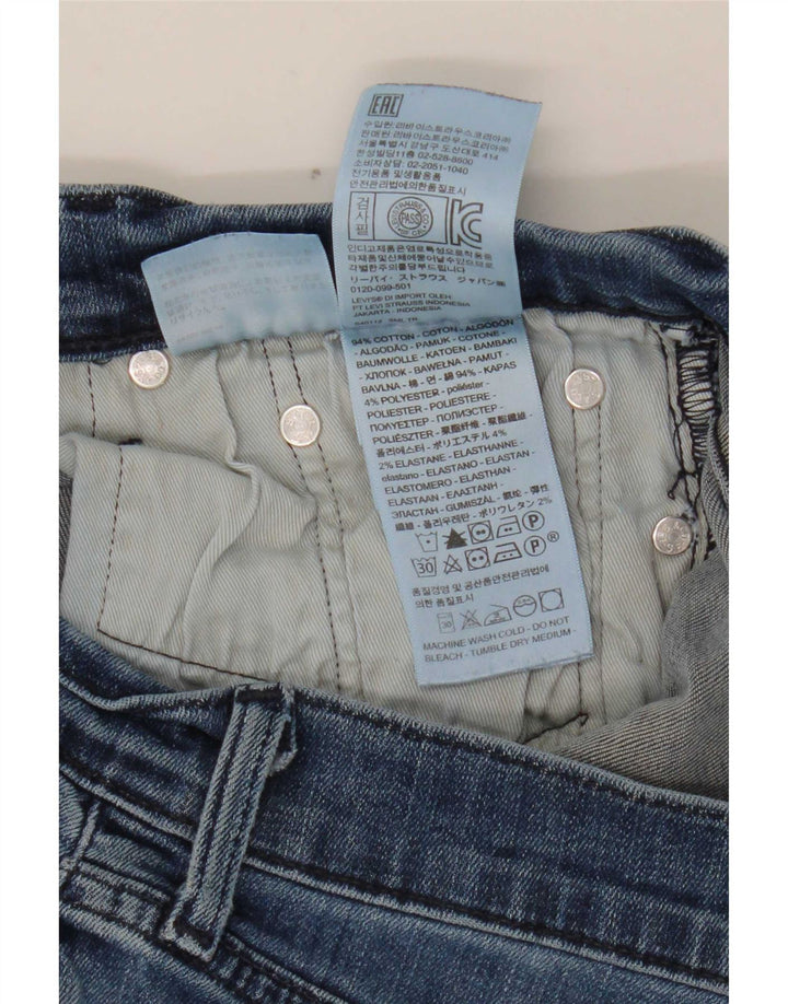 Levi's ženske uske traperice W29 L29 plavi pamuk