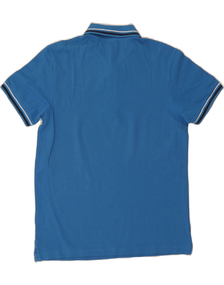 DIADORA Mens Polo Shirt Medium Blue Cotton Vintage Diadora and Second-Hand Diadora from Messina Hembry 