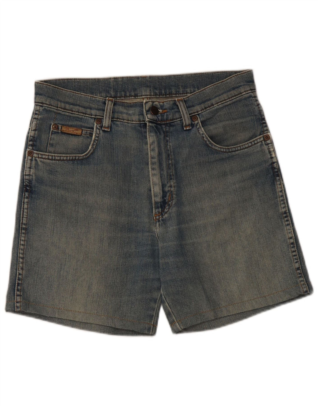 Wrangler ženske traper kratke hlače W31 srednje plavi pamuk