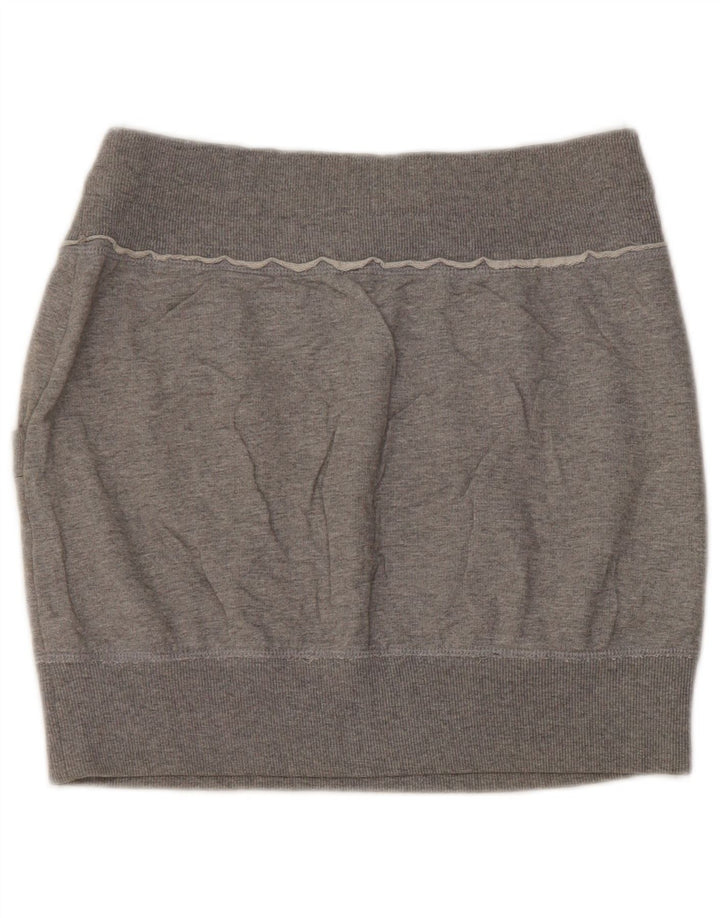 Benetton ženska mini suknja W30 srednje siva