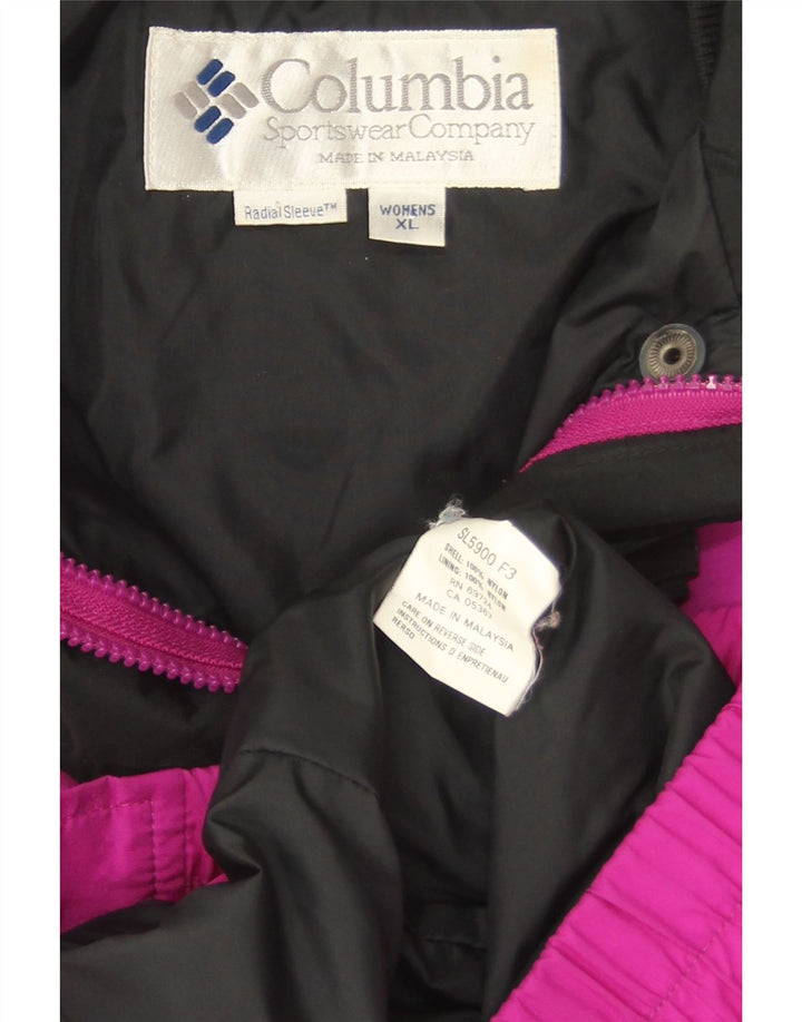 Columbia ženska Bugaboo velika bomber jakna UK 18 XL Purple Colourblock