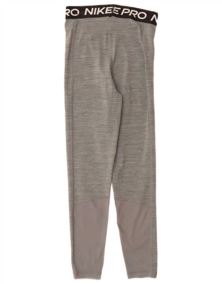 Nike Ženske Dri Fit grafičke tajice UK 6 XS sivi poliester