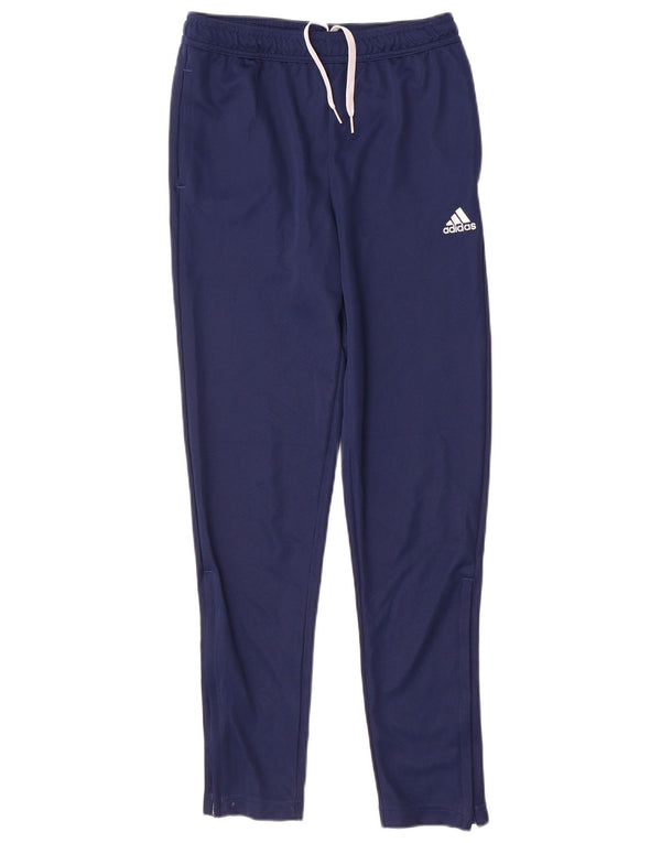 Adidas Hlače za trenirku Aeroready za dječake 13-14 godina tamnoplave poliesterske