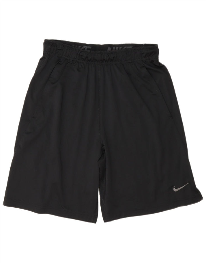 Male crne sportske kratke hlače Nike Dri Fit od poliestera