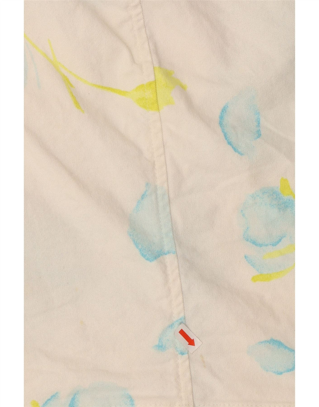 FORT & MADOX Ženska traper suknja W26 Mala prljavo bijela cvjetna