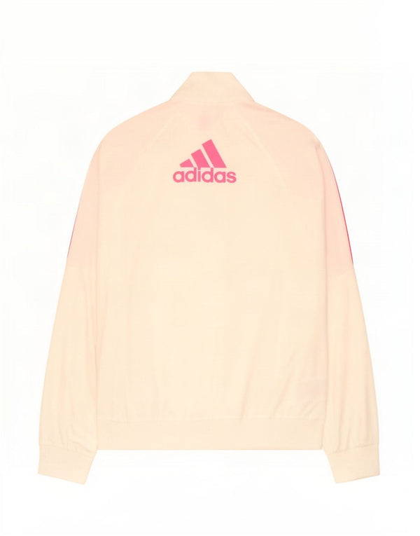 Gornja jakna od 14-15 godina od bijelog poliestera za djevojčice Adidas