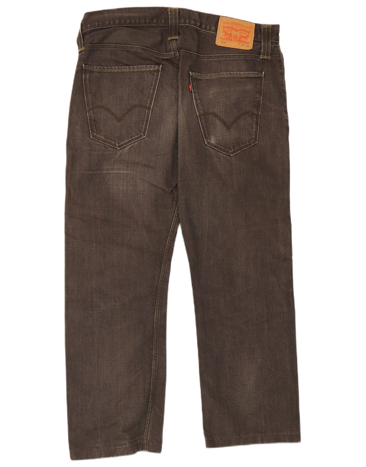 Levi's muške 504 skraćene traperice W34 L26 sive