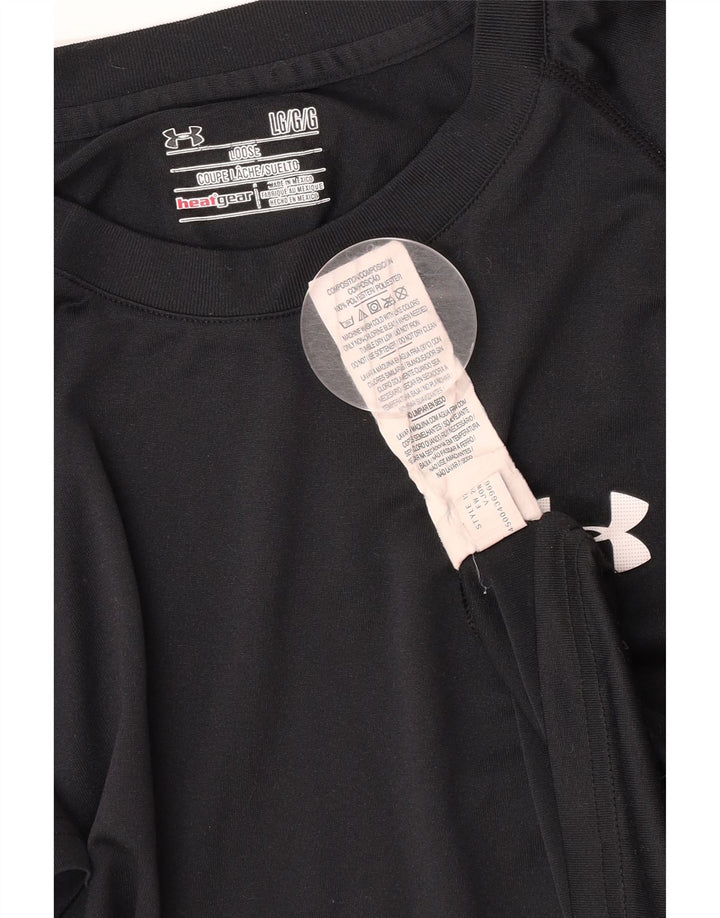 Under Armour muška majica Heat Gear Top Veliki crni poliester