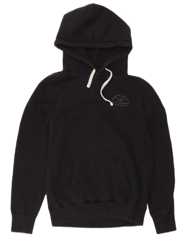 Jack Wills muška majica s kapuljačom XS crni pamuk