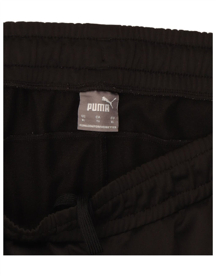 PUMA Mens Capri Tracksuit Trousers XL  Black Polyester