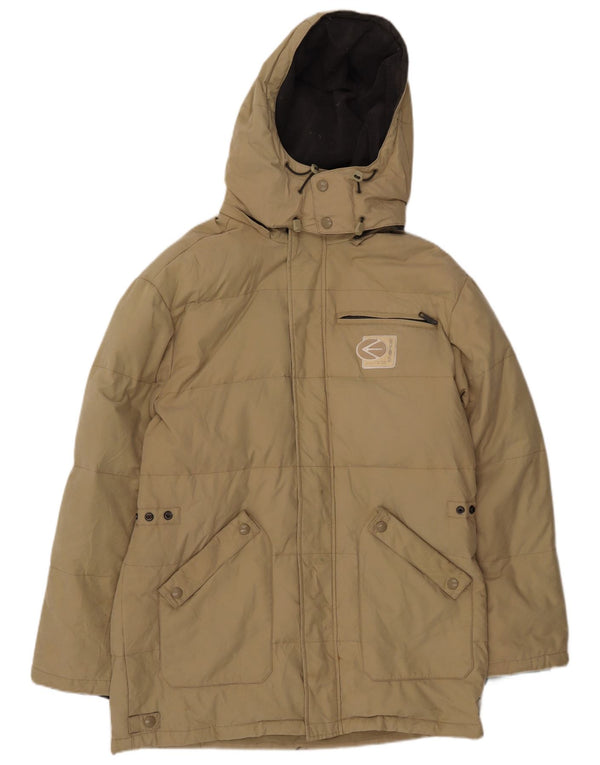Energie muška podstavljena jakna s kapuljačom UK 40 Large Beige Nylon