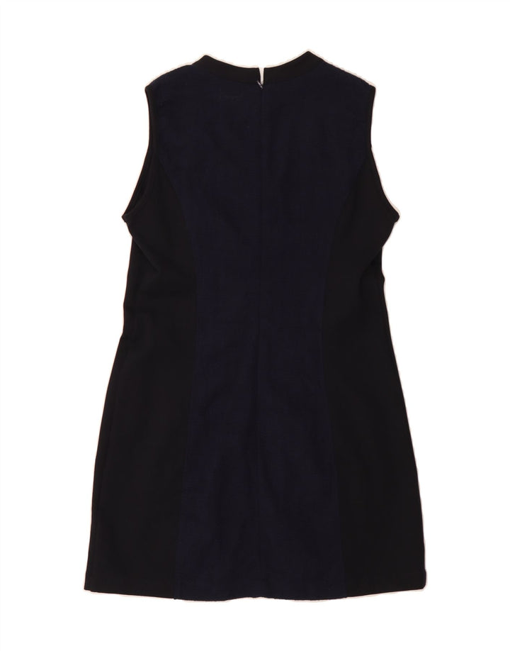 DESIGUAL Womens Sleeveless Sheath Dress EU 46 XL Navy Blue Patchwork Vintage Desigual and Second-Hand Desigual from Messina Hembry 