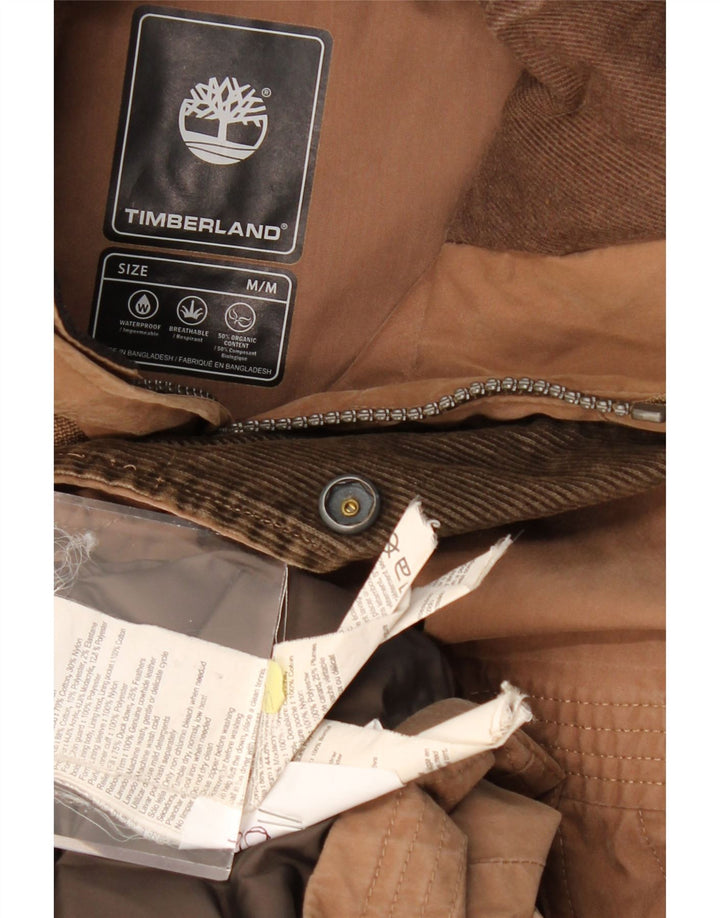 TIMBERLAND Muški podstavljeni kaput s kapuljačom UK 38 srednje bež pamuk