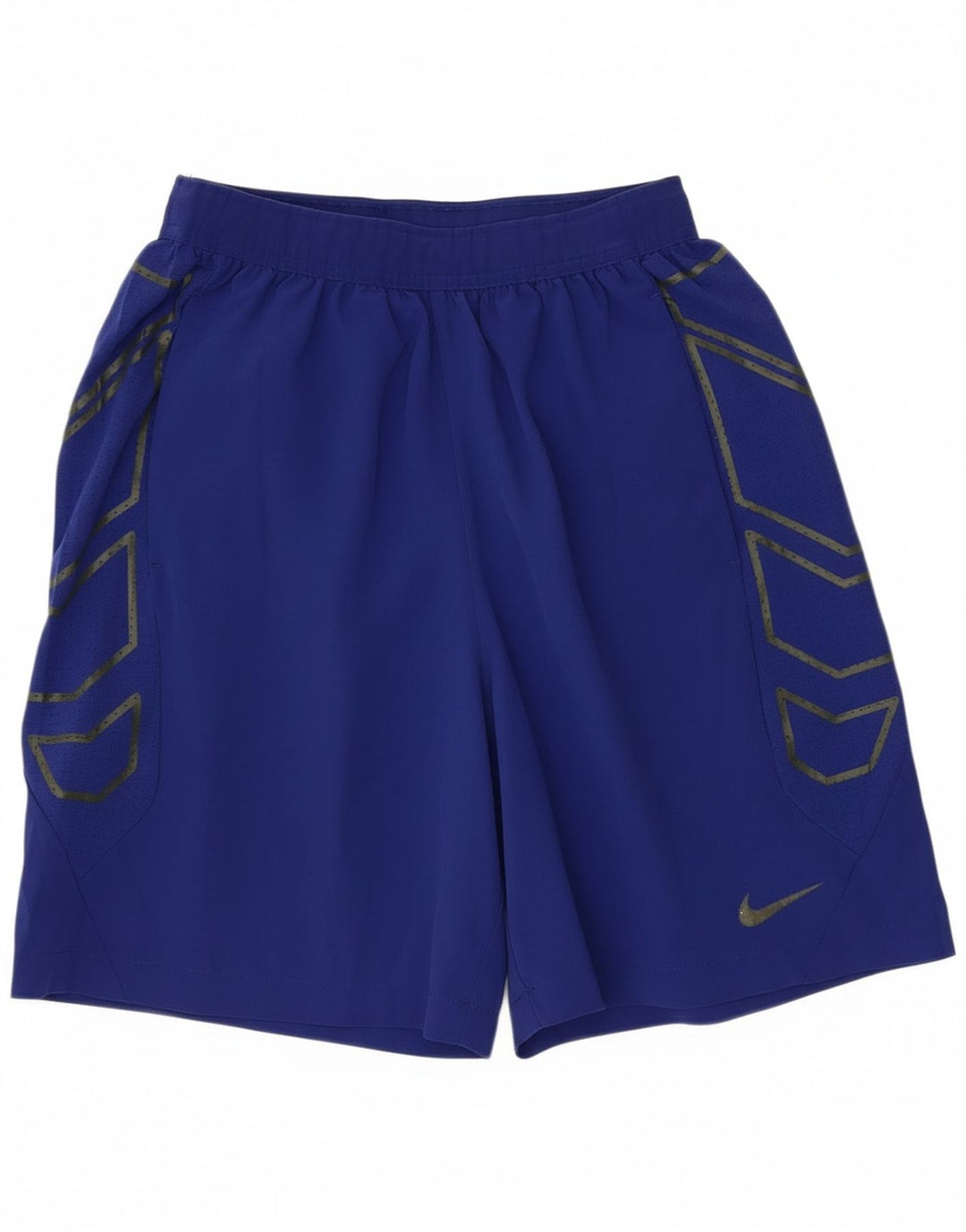 Nike muške grafičke sportske kratke hlače srednje plave boje od poliestera