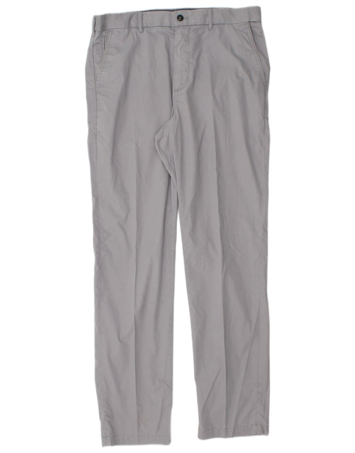 Marks & Spencer muške chino hlače regularnog kroja Blue Harbor W34 L33 sive