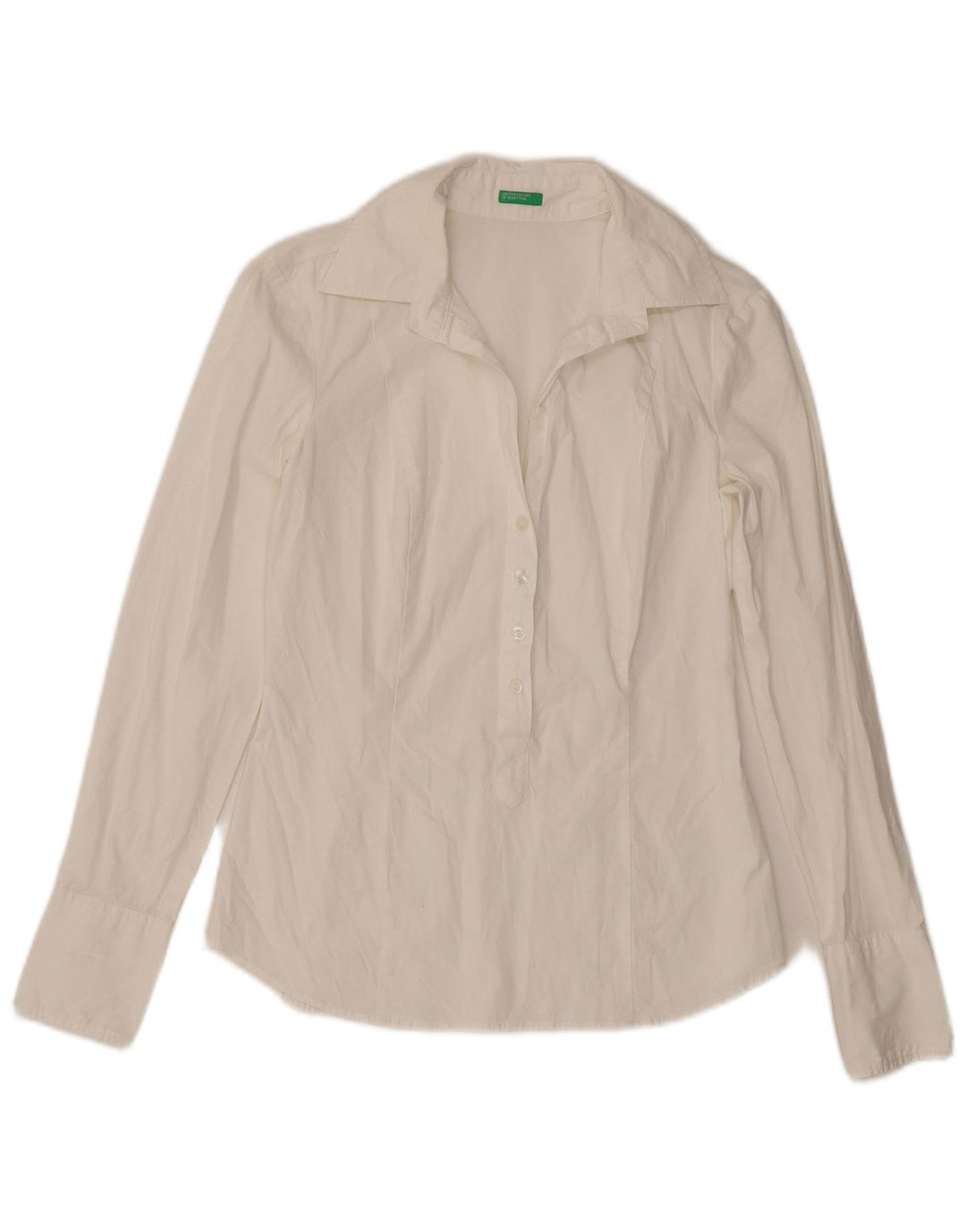 Benetton ženska pulover majica UK 10 Mala bijela